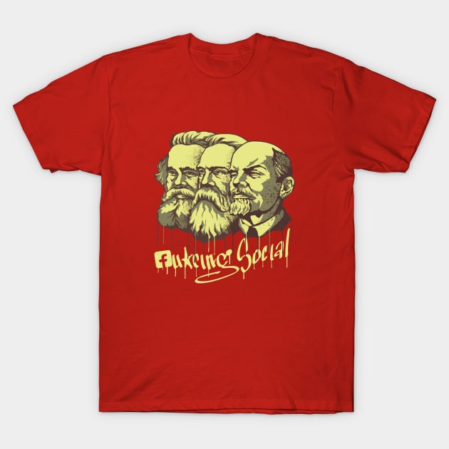 Marx Engels Lenin T-Shirt by Mko_Shekhyan